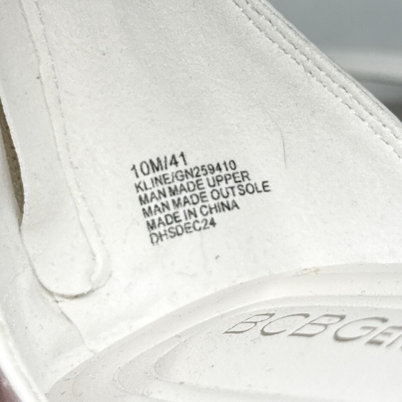 NEW BCBGeneration Kline Embellished Toe Ring Strappy Square Toe Flat Sandals 10 - Picture 8 of 10